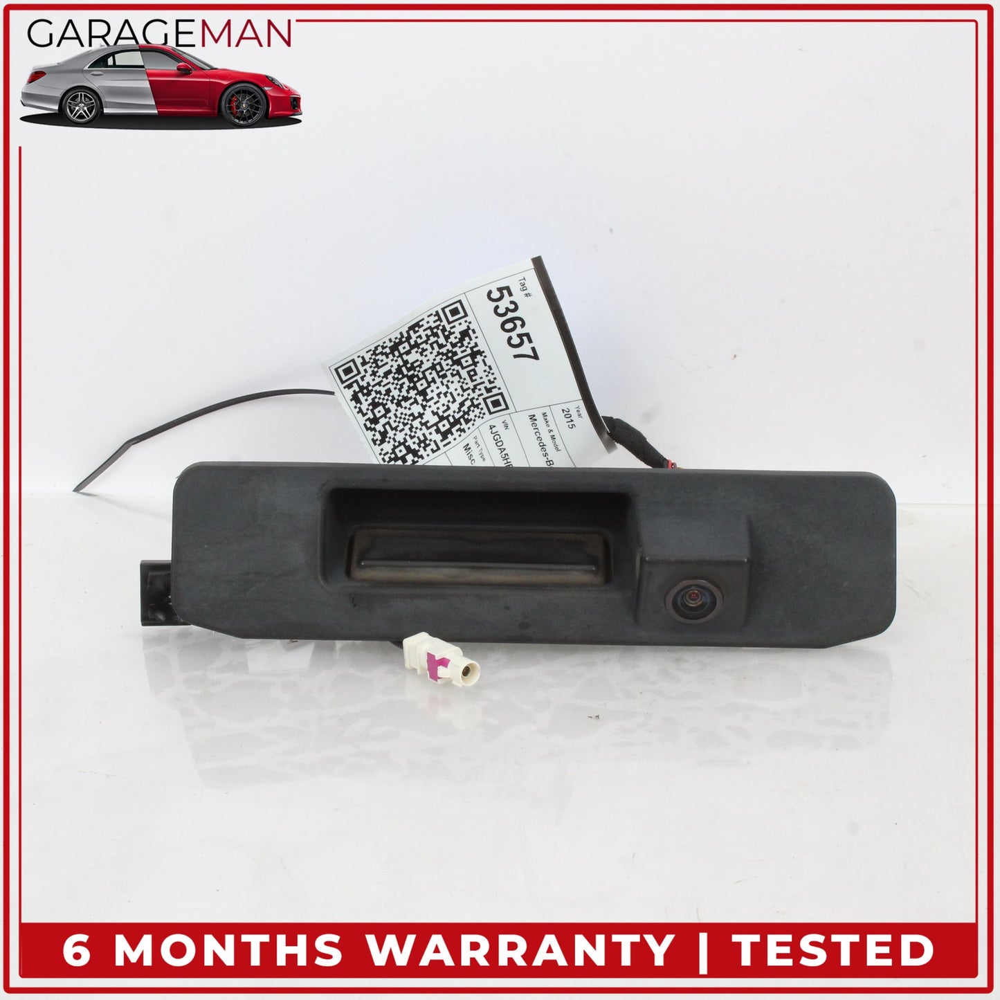 2012-2016 Mercedes W166 ML350 ML550 Rear Trunk Release Handle w/ Camera OEM