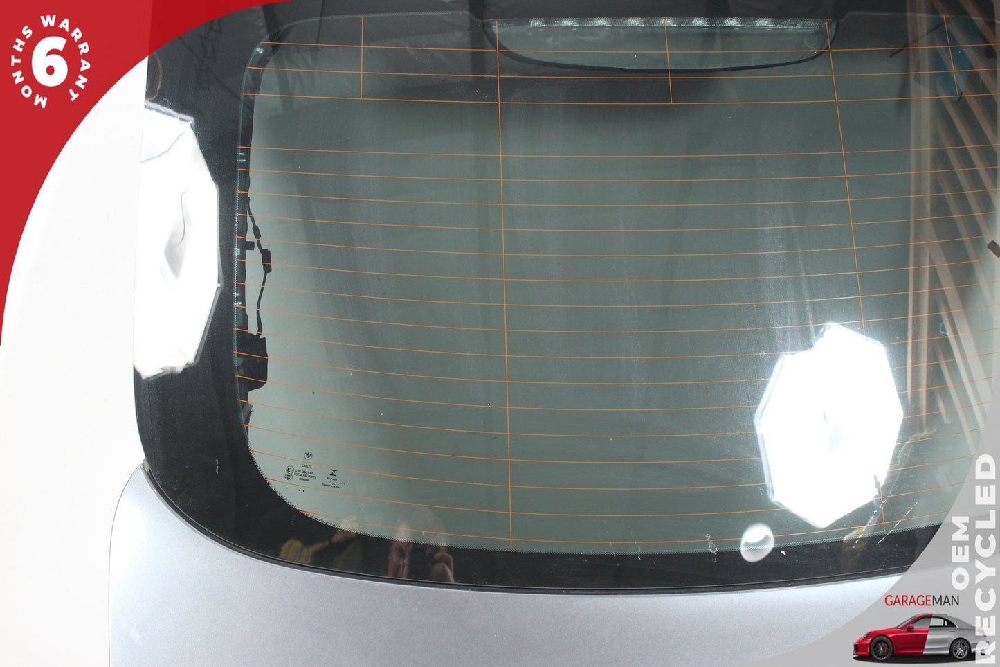 2014-2020 BMW 430i F36 Rear Trunk Lid Panel w/ Window Glass Gray 7347927 OEM