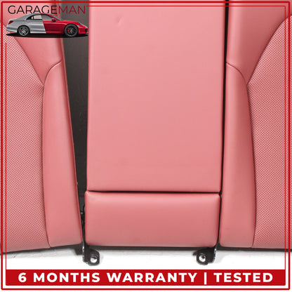 2019-2025 BMW 330i Rear Left and Right Upper Seat Cushion w/ Arm Rest Red OEM