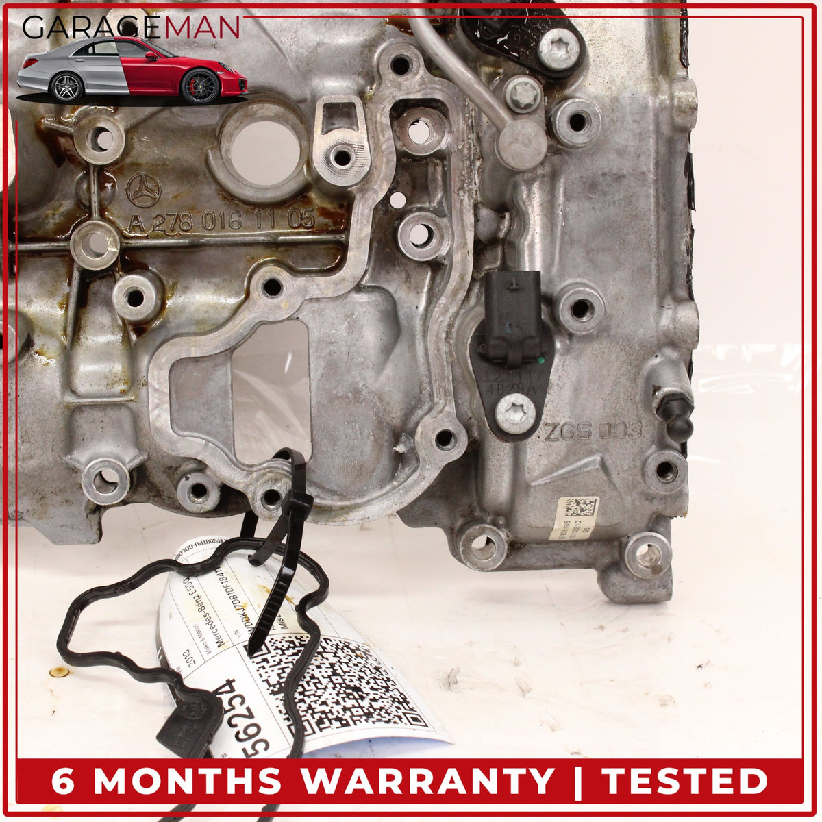 2011-2020 Mercedes C207 E550 Left Side Cylinder Head Valve Cover 2780161105 OEM