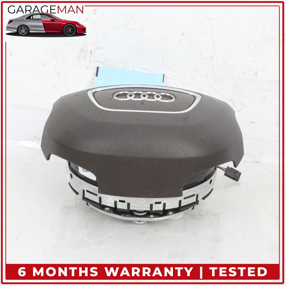 2012-2015 Audi A6 A7 S6 S7 Front Left Steering Wheel Airbag Brown 4G0880201G OEM
