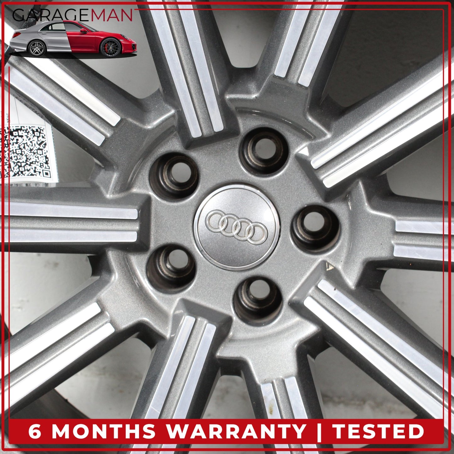 2017-2025 Audi Q7 SQ7 10 Spoke Wheel Rim w/ Tire 9JX20H2 ET33 4M0601025AD OEM
