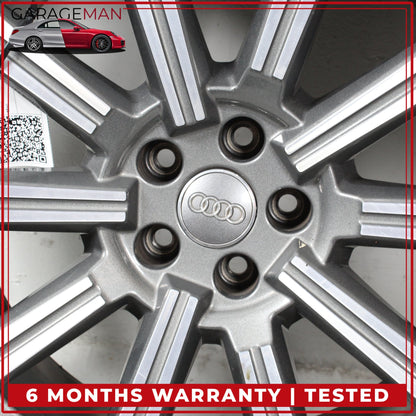 2017-2025 Audi Q7 SQ7 10 Spoke Wheel Rim w/ Tire 9JX20H2 ET33 4M0601025AD OEM