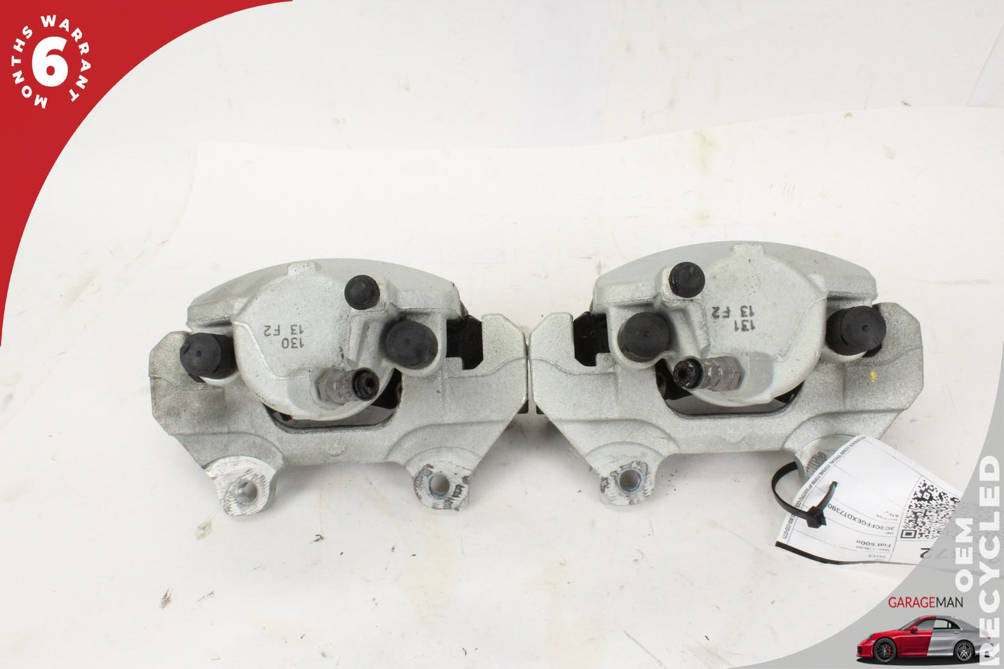 2012-2019 Fiat 500e Front Left and Right Side Brake Caliper Set 68102325AA OEM