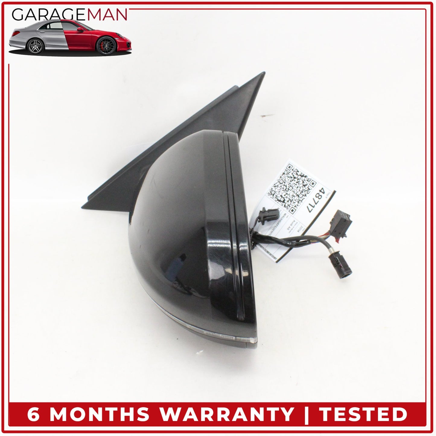 2012-2018 Audi A6 Front Left Door Rear View Mirror w/ Camera & Blind Spot OEM