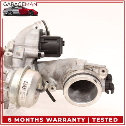 2014-2020 Mercedes W212 E400 M276 Left Turbocharger Turbo Charger Manifold OEM