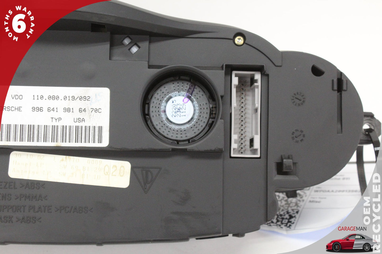 99-05 Porsche 911 996 3.6L Coupe Speedometer Instrument Cluster AT 9966419816470C