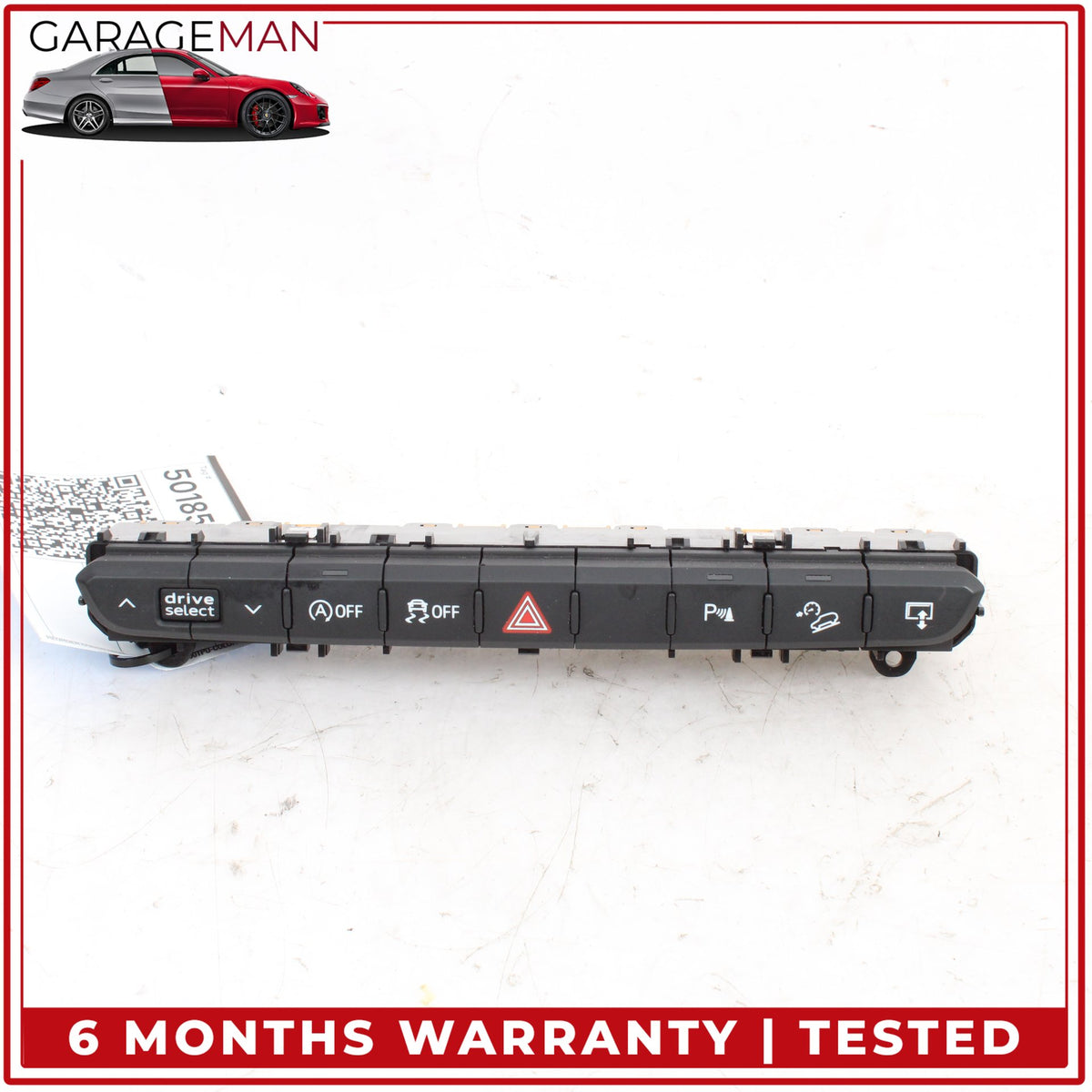 2017-2019 Audi Q7 Hazard Light Traction Control Switch Panel 4M0925301A OEM