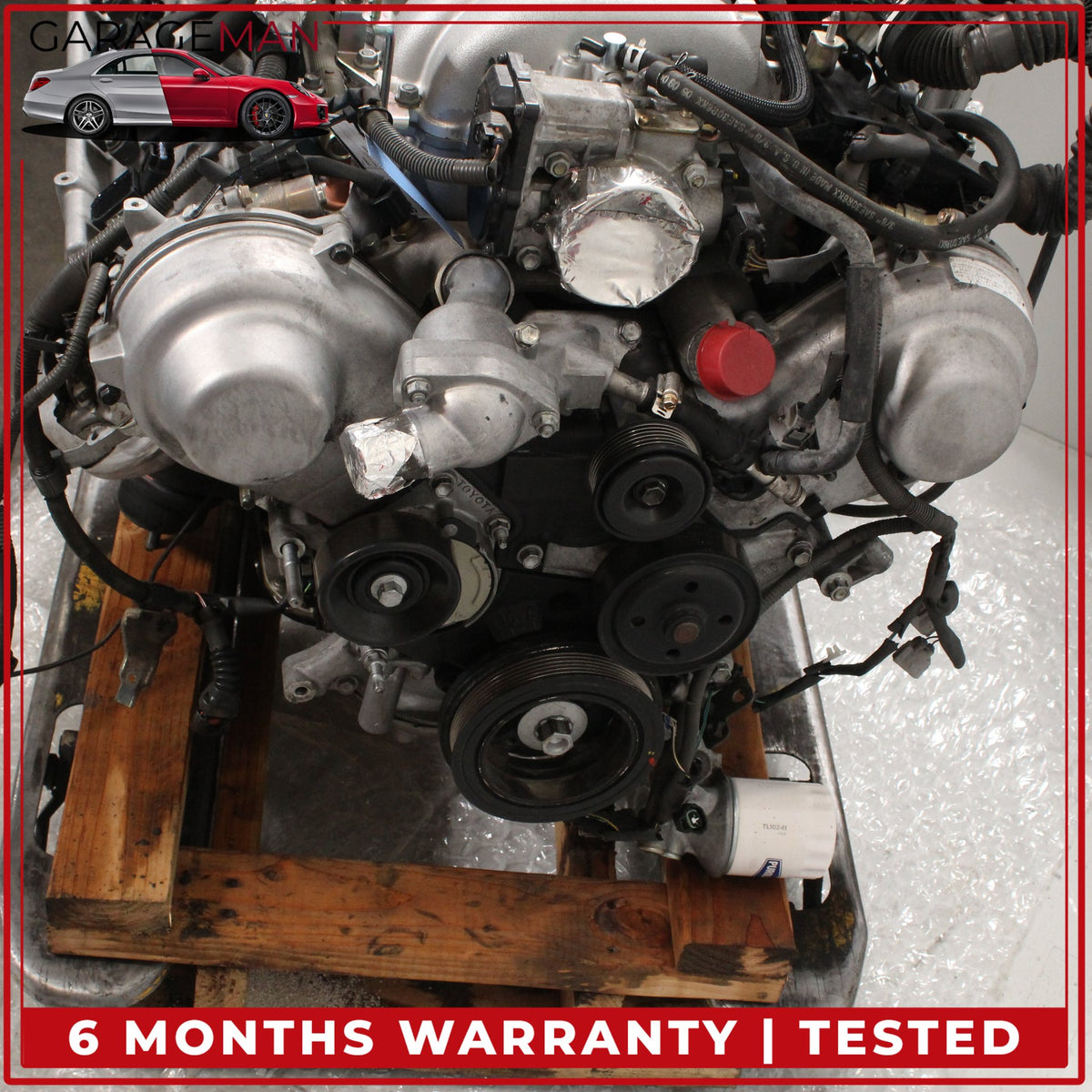 2001-2003 Lexus LS430 XF30 RWD 4.3L V8 Engine Motor Assembly 3UZ-FE OEM 201K