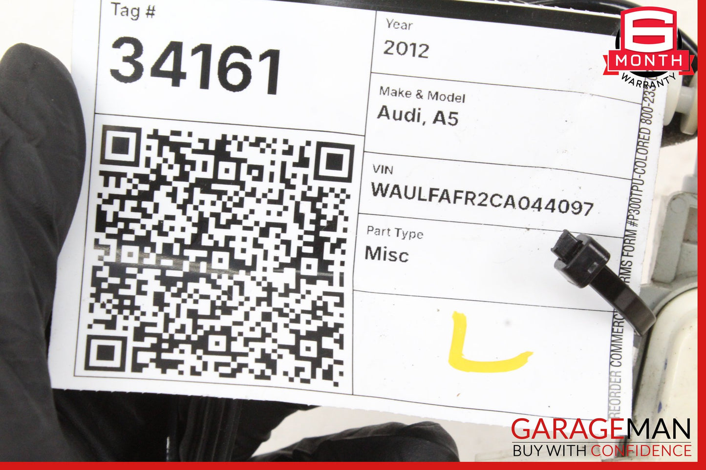 2009-2017 Audi A5 Front Left Driver Side Door Lock Actuator 8J1837015D OEM