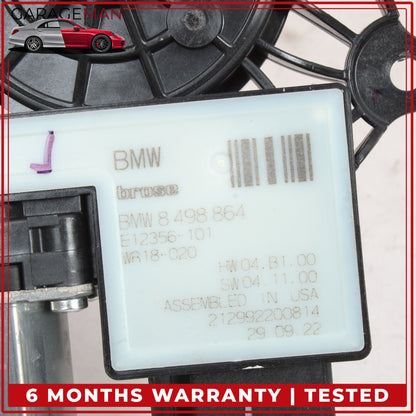2019-2025 BMW M340i 330i G20 Rear Right Side Window Regulator Motor 8498864 OEM