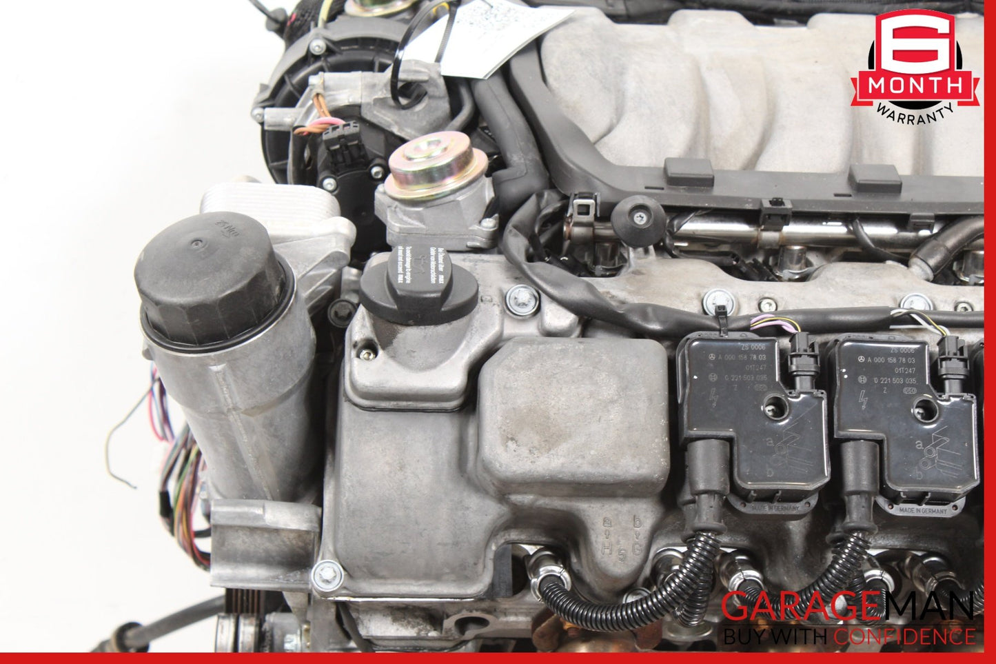 2001-2002 Mercedes-Benz CL55 AMG CL55 AMG RWD 5.5L Engine Motor 113986 60 032478 OEM