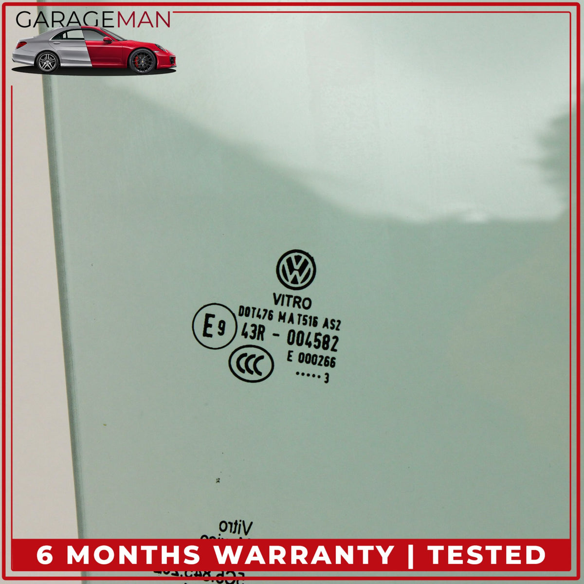 2012-2019 Volkswagen Beetle Front Right Side Door Window Glass 5C5845202 OEM