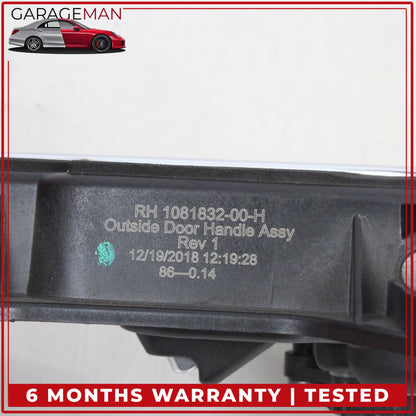 2017-2023 Tesla Model 3 Rear Right Side Exterior Door Handle 108183200H OEM