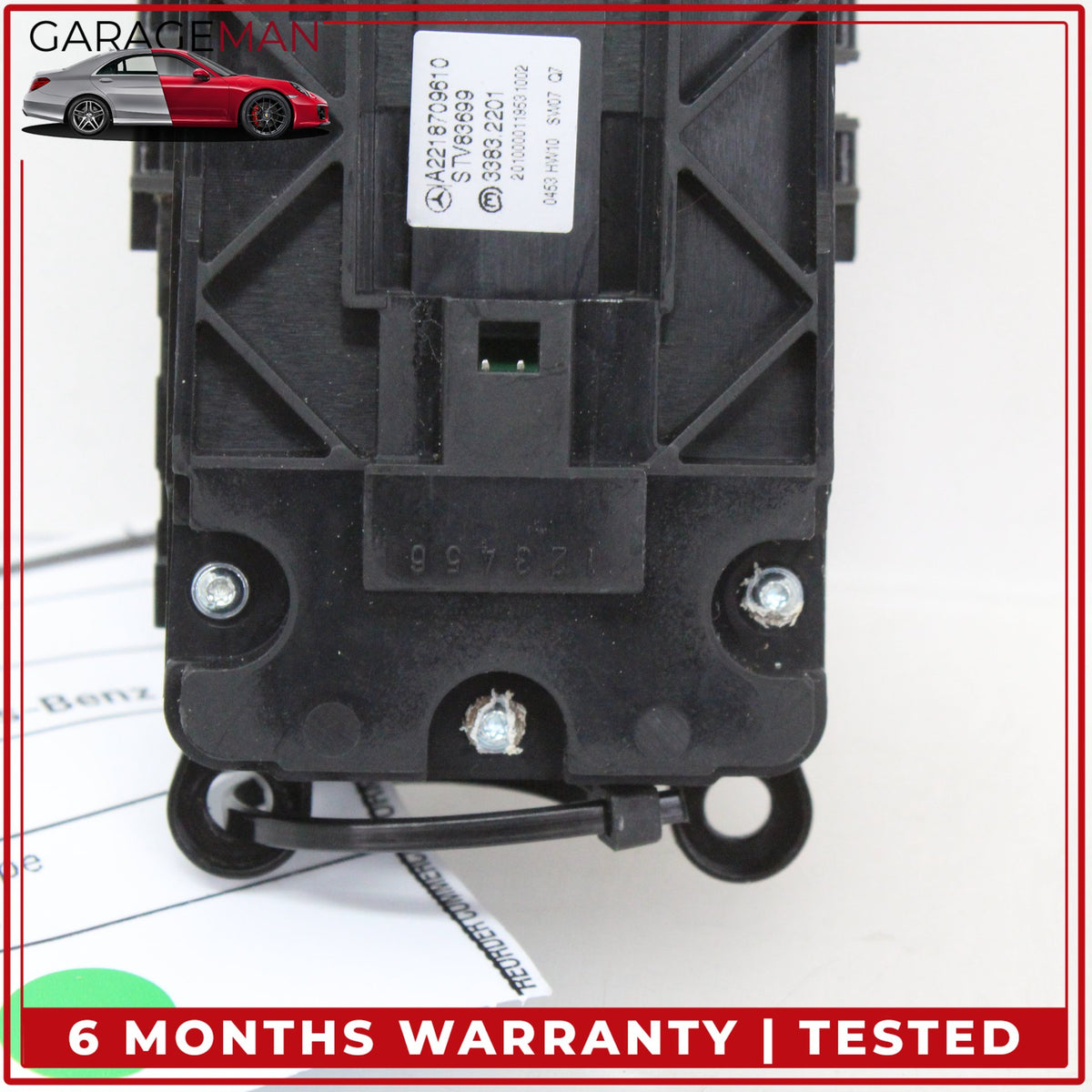 2007-2014 Mercedes-Benz S400 S-Class W221 Sedan Rear Left Or Right Window Control Switch 2218709610 OEM