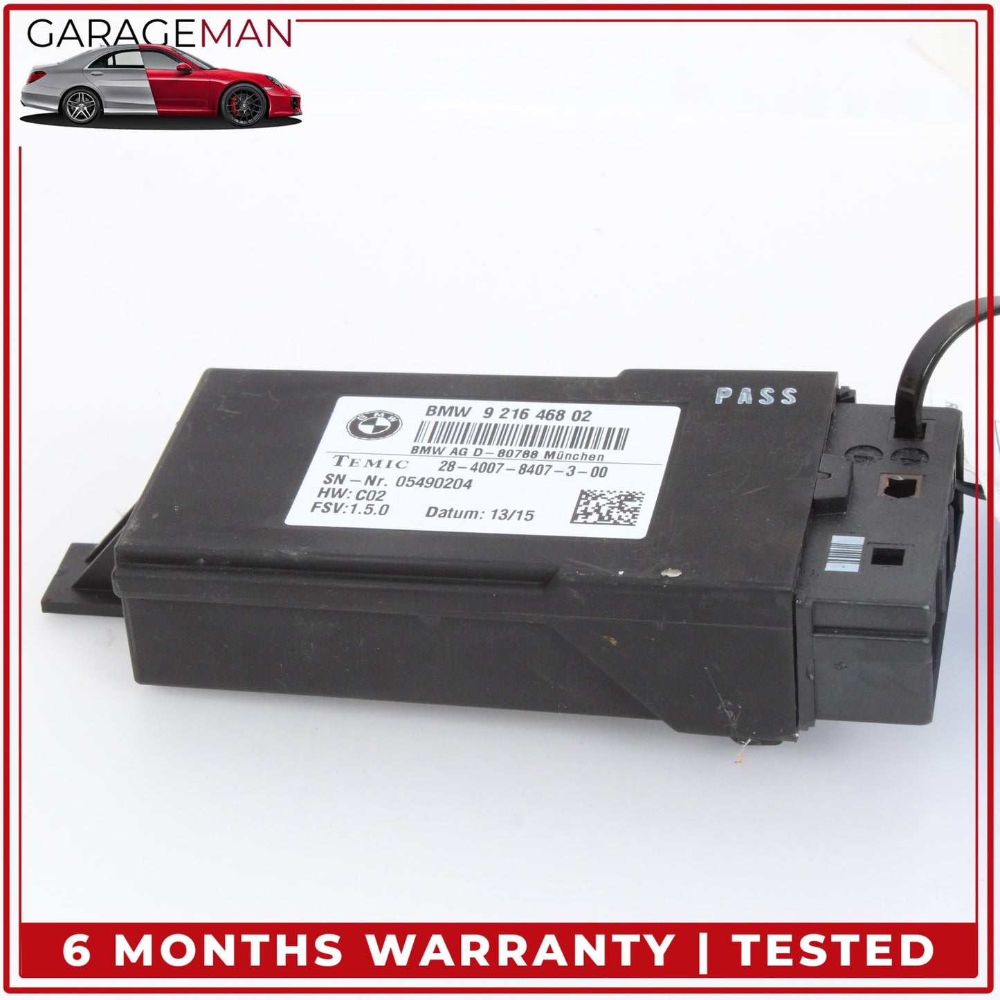 2014-2020 BMW 428i F36 Front Left or Right Seat Heat Control Module 9216468 OEM
