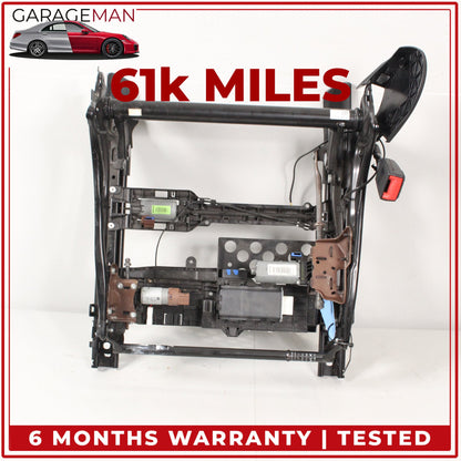 2017-2023 BMW 530e G30 Front Right Lower Seat Track Frame Rail w/ Motors OEM