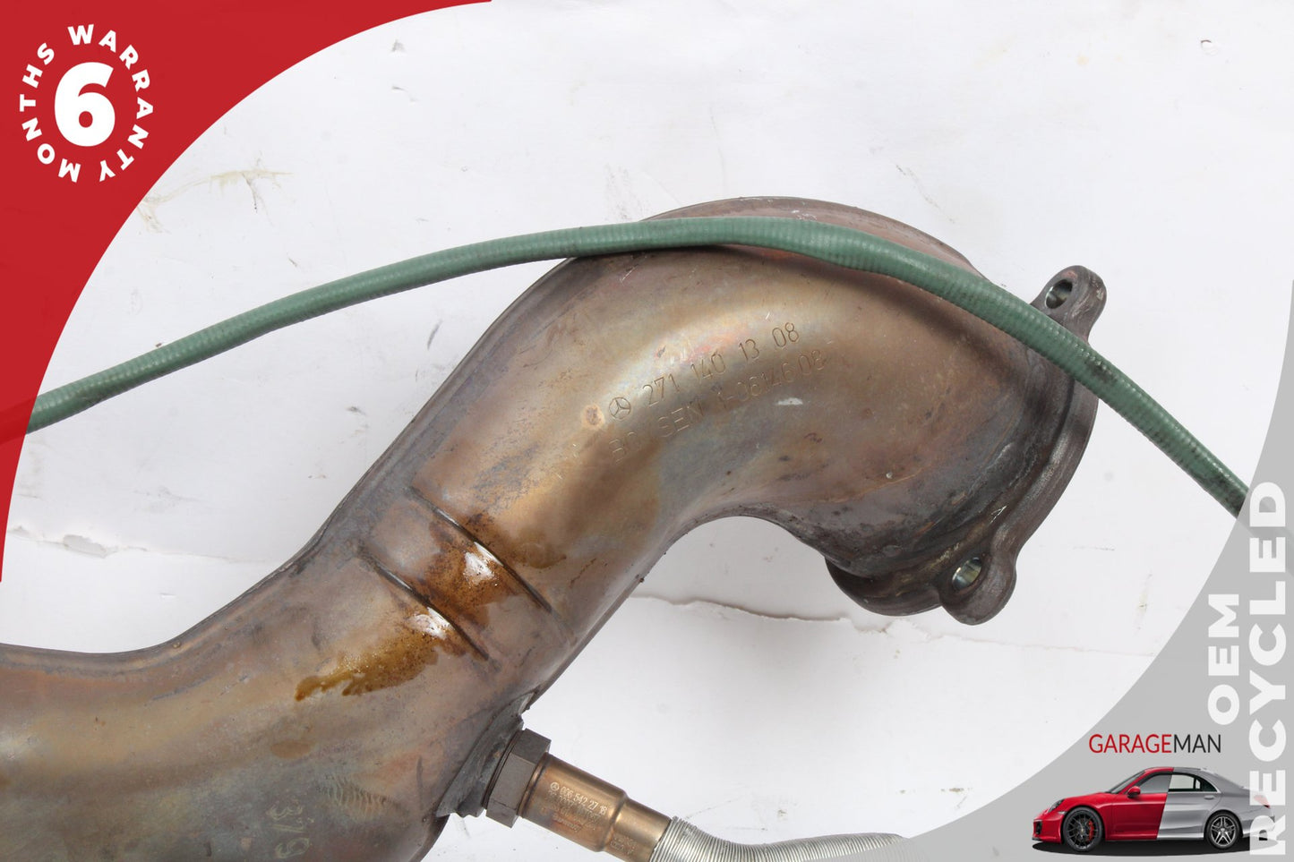 2012-2015 Mercedes W204 C250 M271 1.8L Exhaust Downpipe 2124903136 OEM