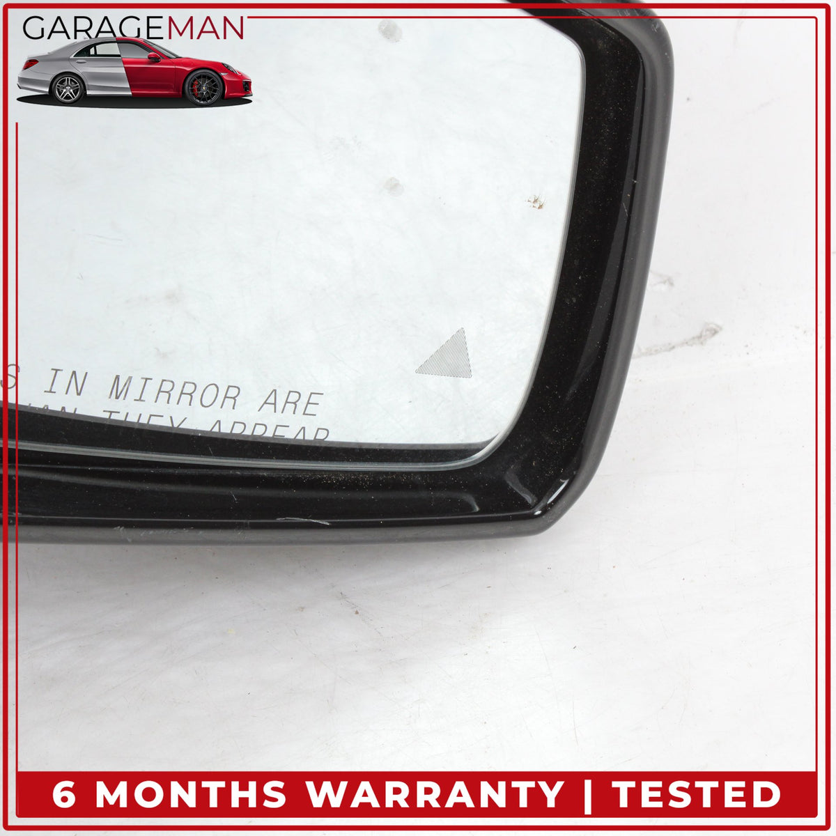 2012-2018 Mercedes W218 CLS63 AMG Right Door Rear View Mirror w/ Blind Spot OEM