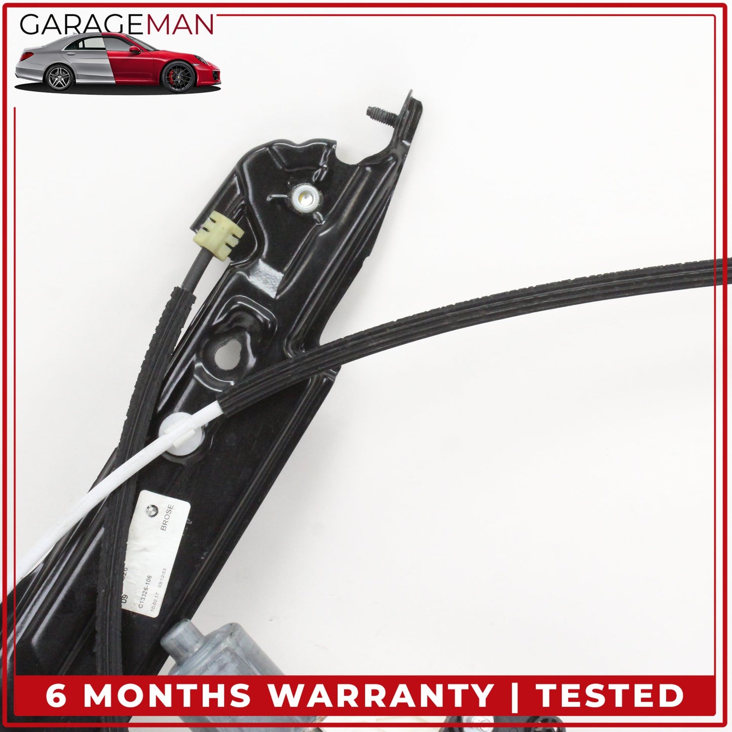 2014-2020 BMW 430i Rear Right Side Window Regulator w/ Motor 7326326 OEM