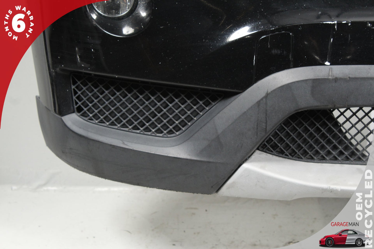 2013-2015 BMW X1 E84 Front Bumper Cover Assembly Black w/ Grille &amp; Fog Light OEM