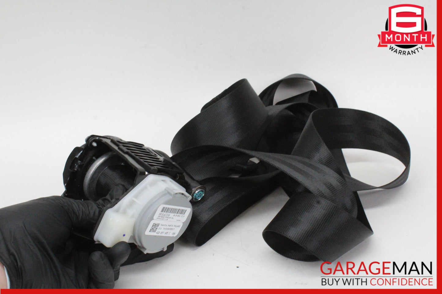 2012-2018 Audi A6 A7 Rear Left or Right Side Seat Belt Black 4G0857805C OEM