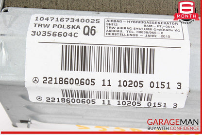 07-14 Mercedes W221 S550 S400 Rear Right Side Quarter Airbag Air Bag OEM