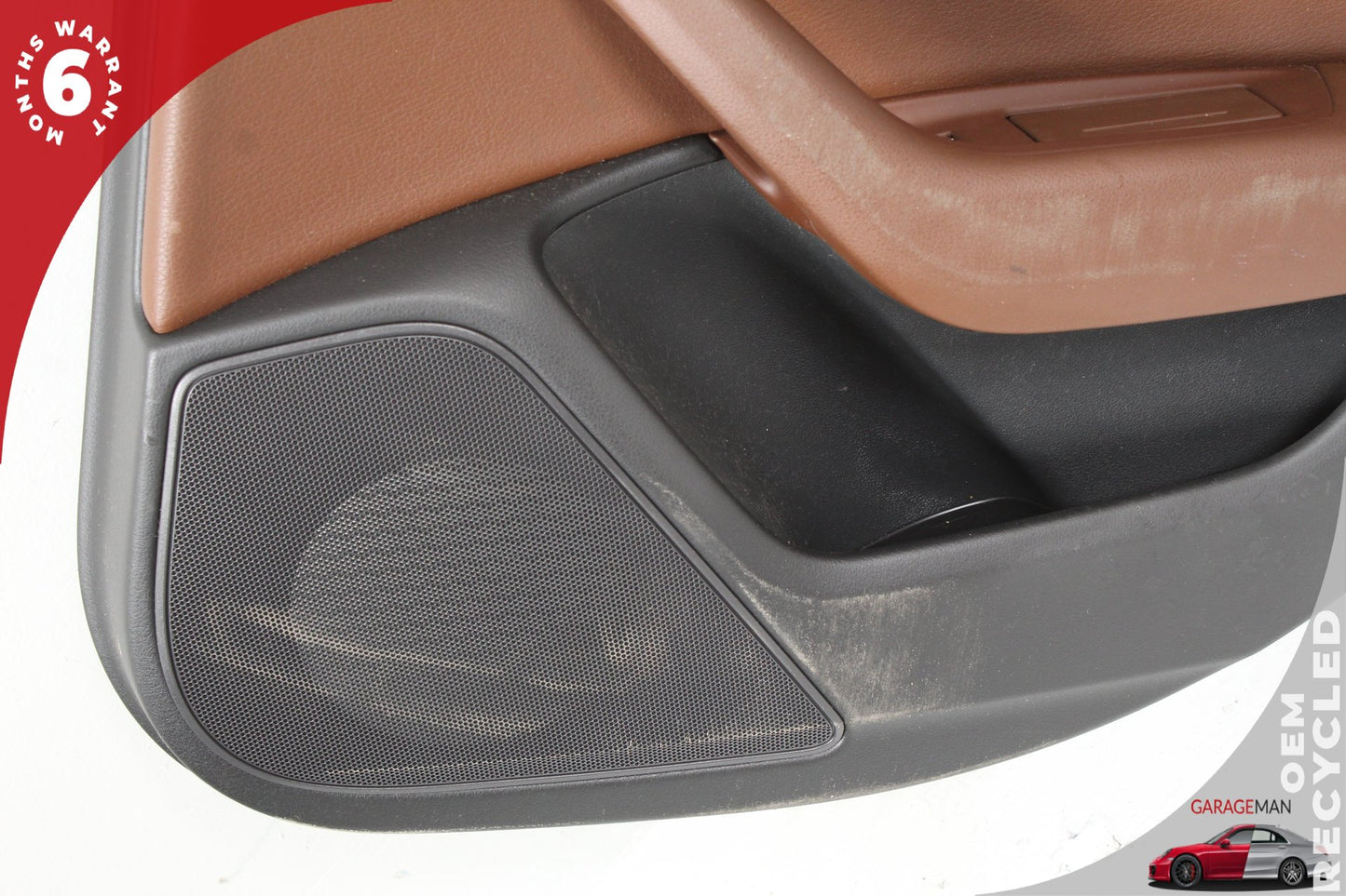 2012-2018 Audi A6 S6 Rear Right Side Interior Door Panel Brown 4G0867222 OEM