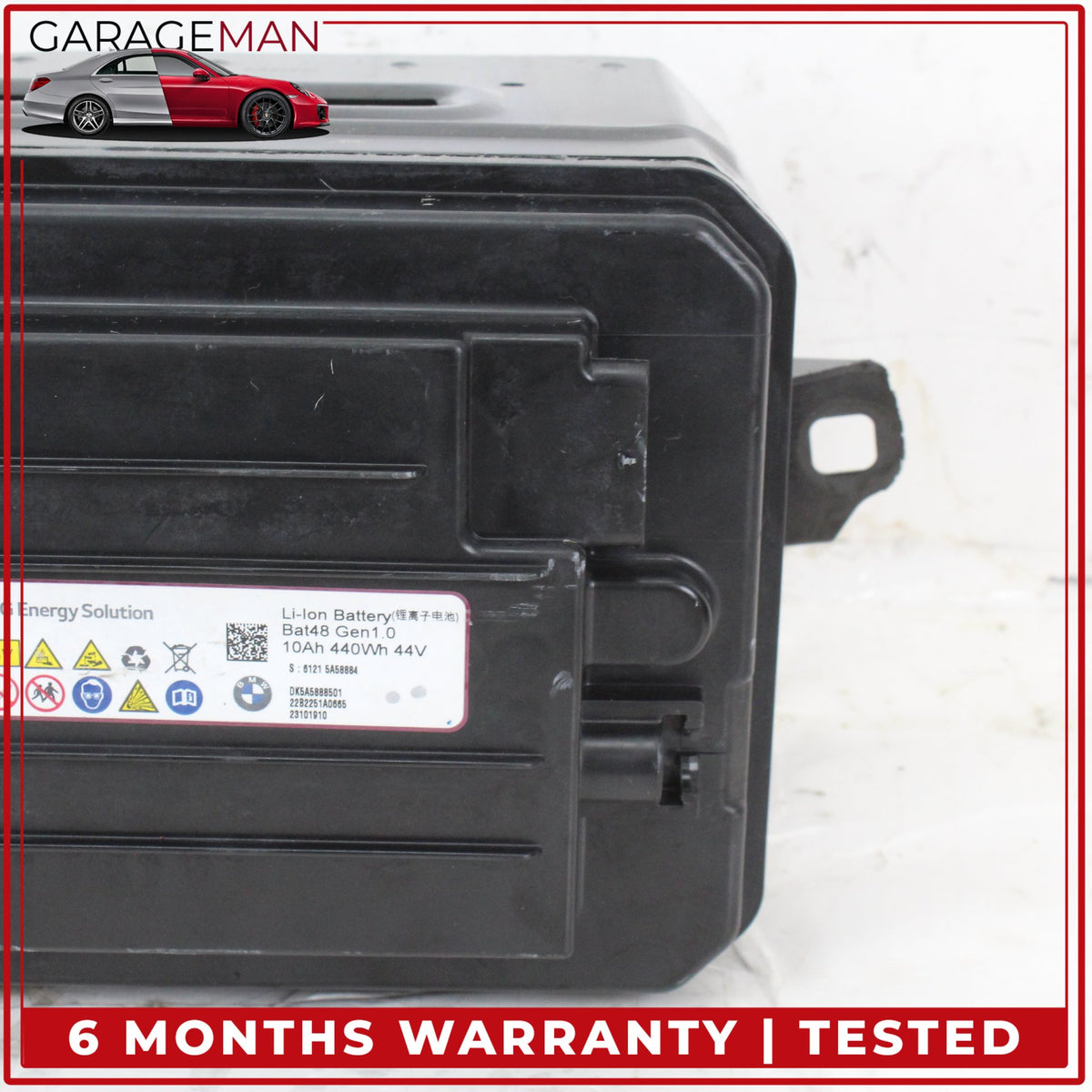 2017-2025 BMW M340i G20 LG Lithium Li-Ion Battery 10Ah 440Wh 44V 61215A58884 OEM