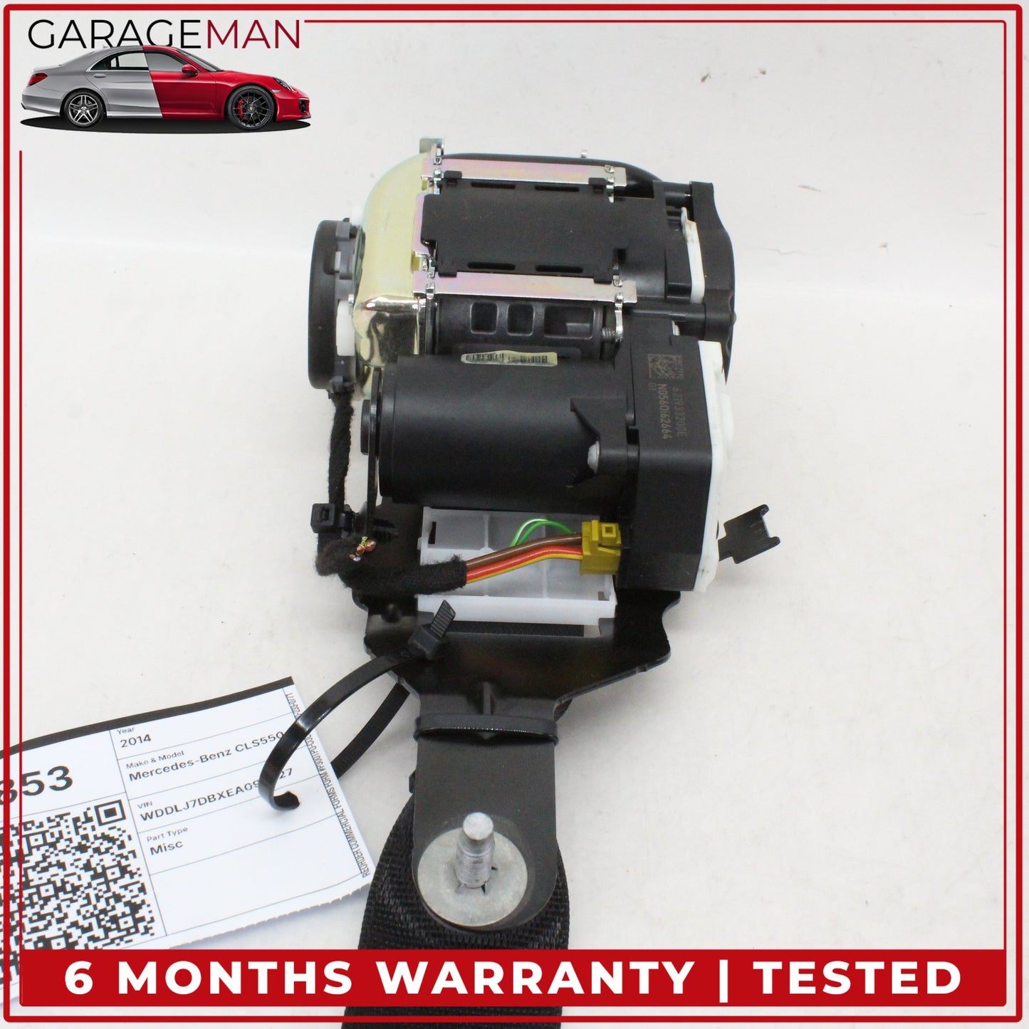 2012-2018 Mercedes W218 CLS550 CLS400 Front Right Seat Belt 621724400 OEM