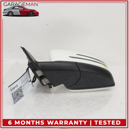 2010-2011 Mercedes W204 C300 Front Left Door Rear View Mirror Calcite White OEM