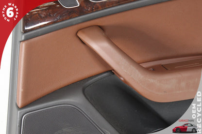 2012-2018 Audi A6 S6 Rear Right Side Interior Door Panel Brown 4G0867222 OEM