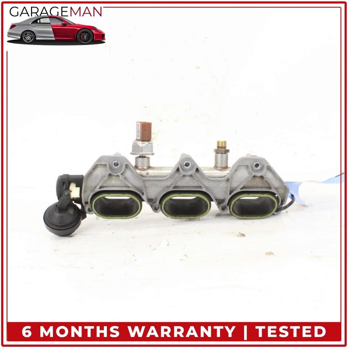 2011-2018 Porsche Cayenne 958 Audi Q7 Left Lower Intake Manifold w/ Bracket OEM