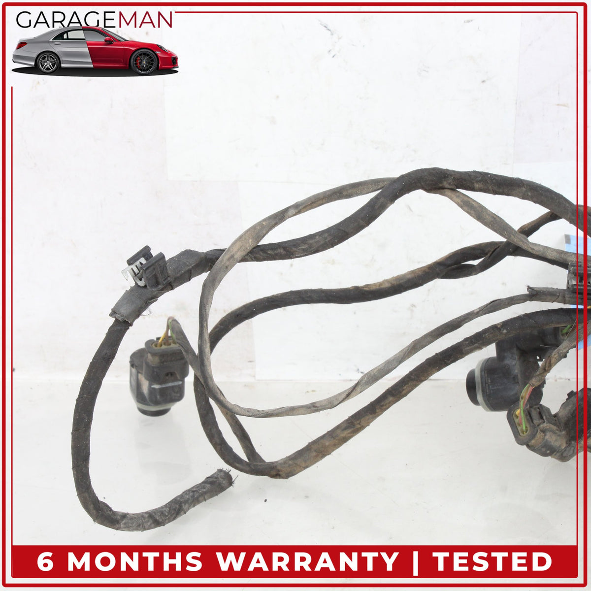 2012-2018 BMW 650i F13 Front Bumper Parking Sensors w/ Wire Harness Set OEM
