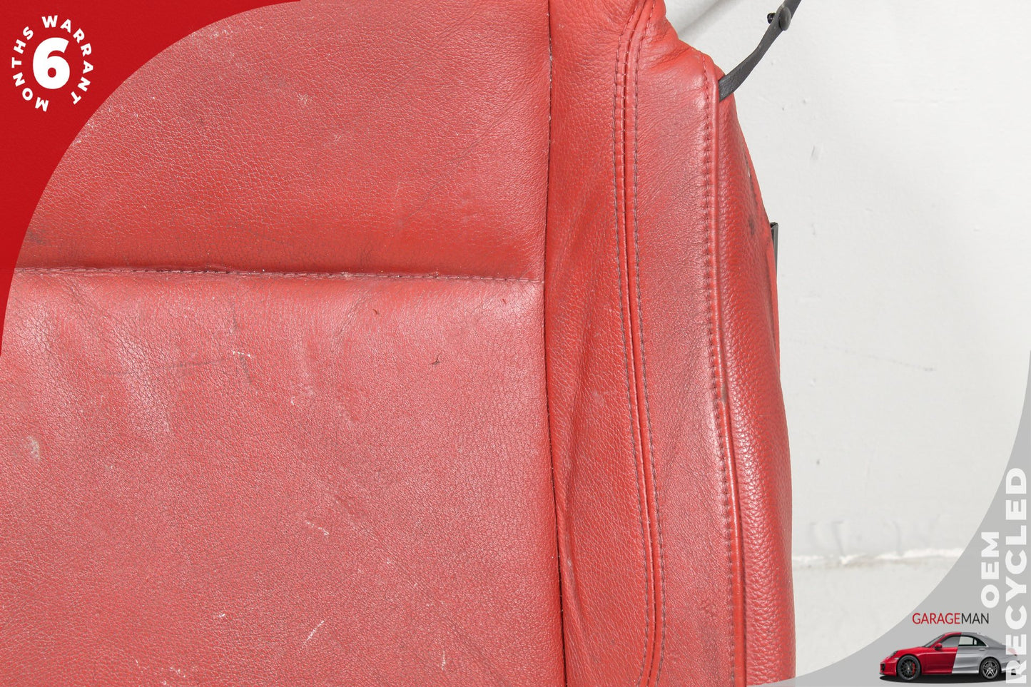2007-2013 BMW 335is 328i Front Left Lower Bottom Seat Cushion Red 7253056 OEM