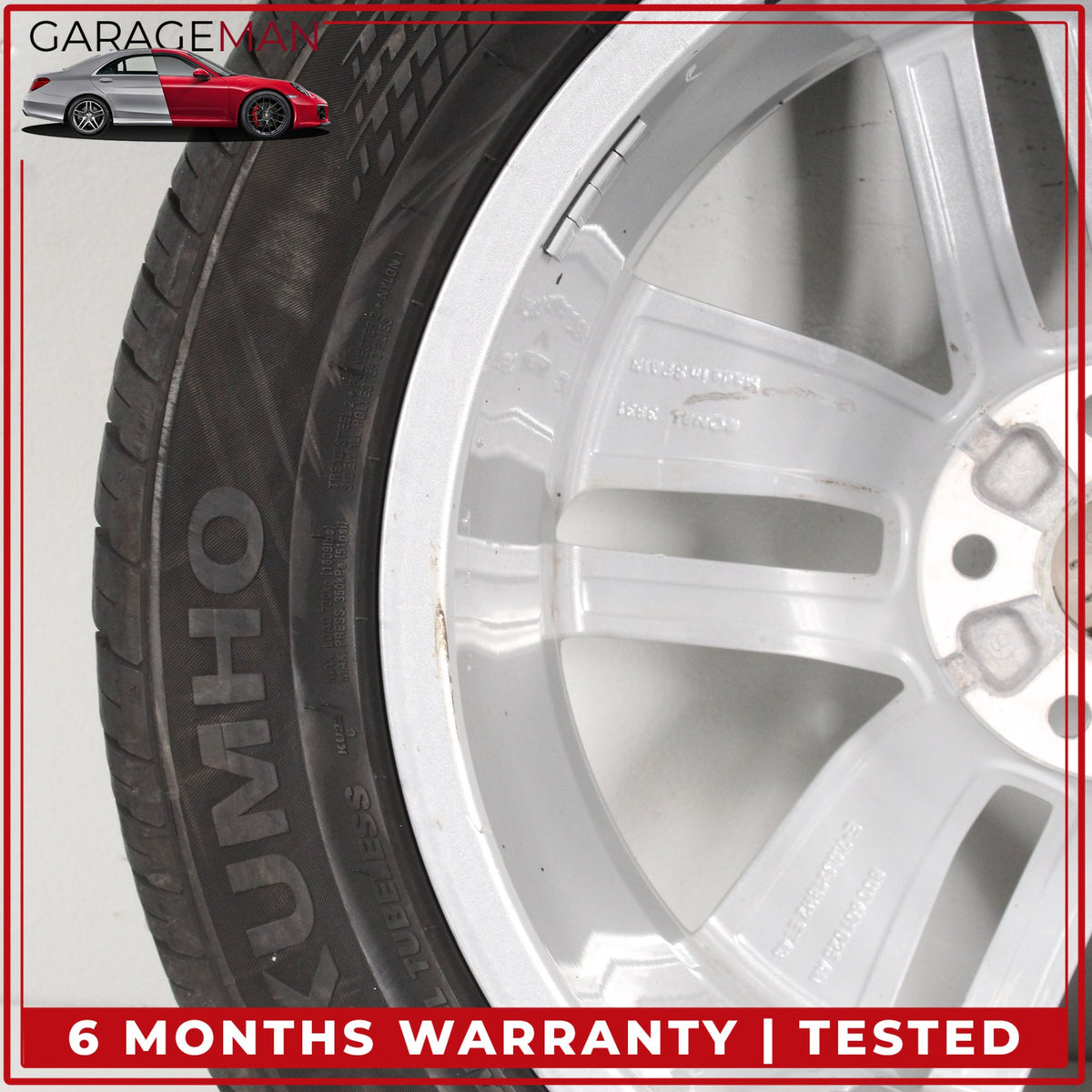 2016-2018 Audi Q3 Front or Rear Side Wheel Rim w/ Kumho Tire 7JX18H2 ET43 OEM