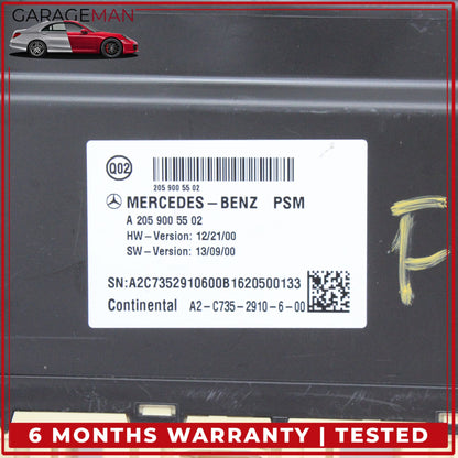 2015-2023 Mercedes W205 C300 Front Right Seat Control Module 2059005502 OEM