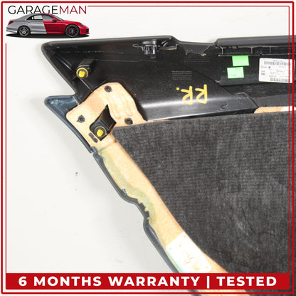 2014-2017 Mercedes W222 S550e Rear Right Side Interior Door Trim Panel Black OEM