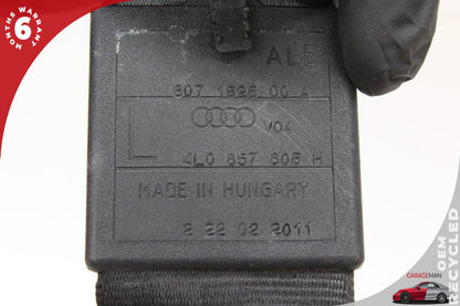 2007-2015 Audi Q7 SUV Rear Left Side 2nd Row Seat Belt Black 4L0857805H OEM
