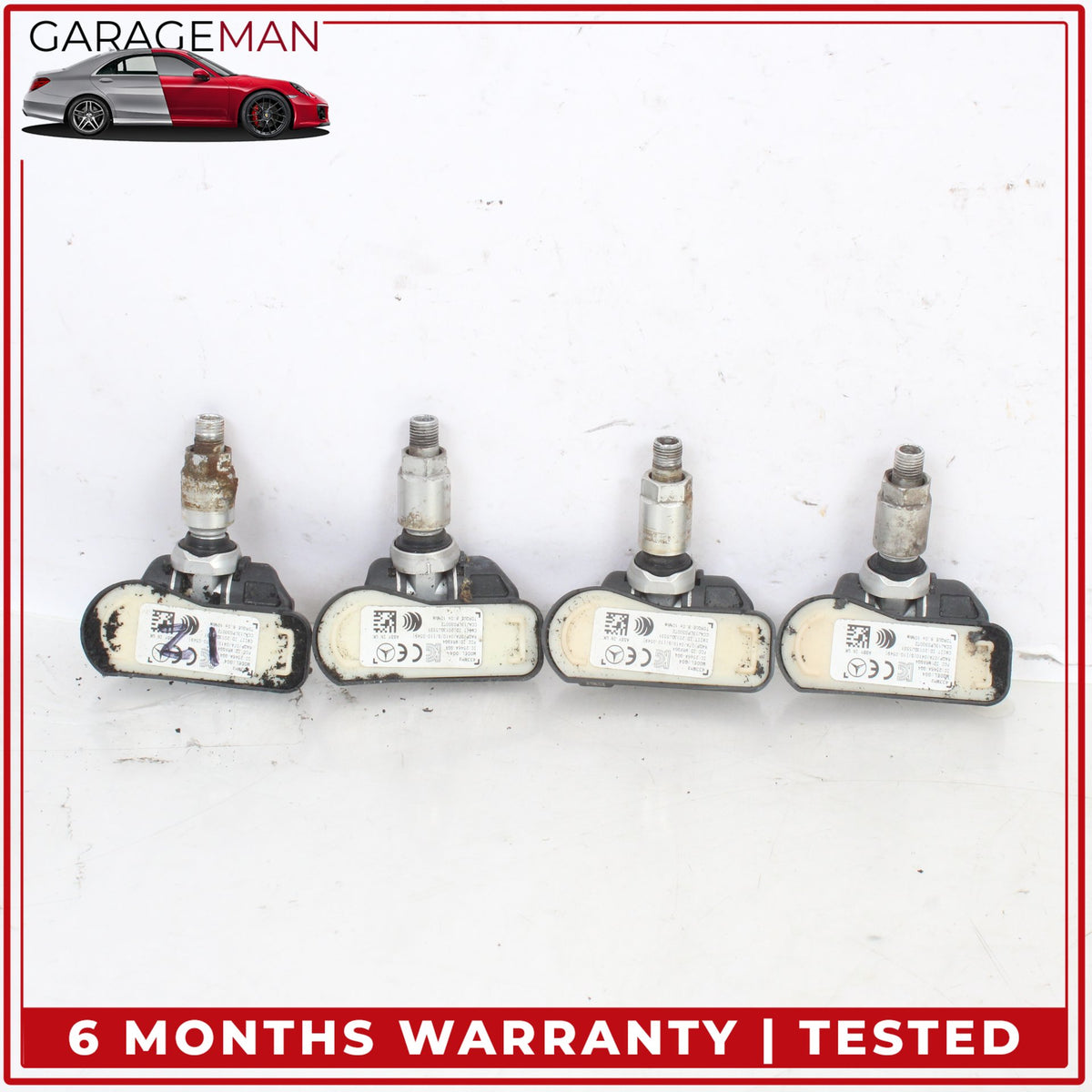 2012-2020 Mercedes X156 GLA250 TPMS Tire Pressure Monitor Sensor Set of 4 OEM