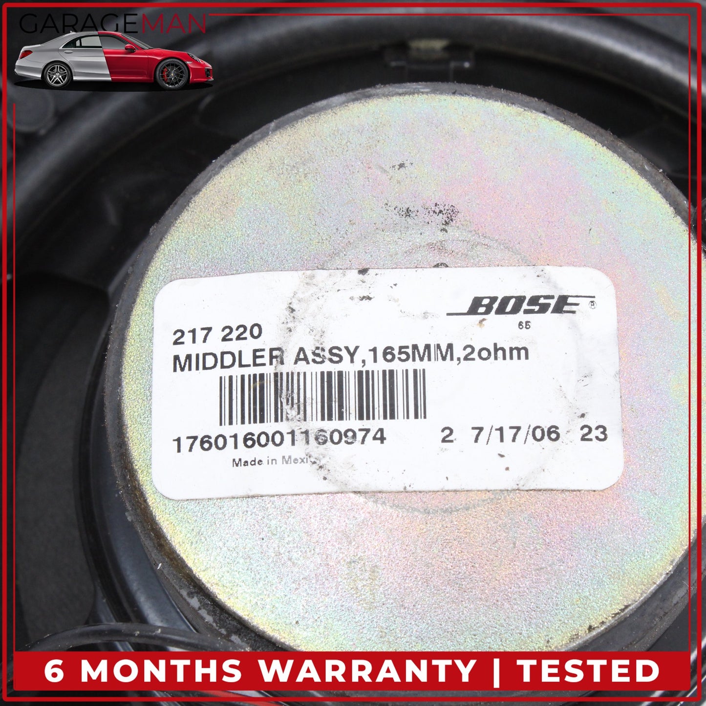 2003-2008 Mercedes R230 SL550 Left and Right Door Sound Audio Speaker Bose OEM