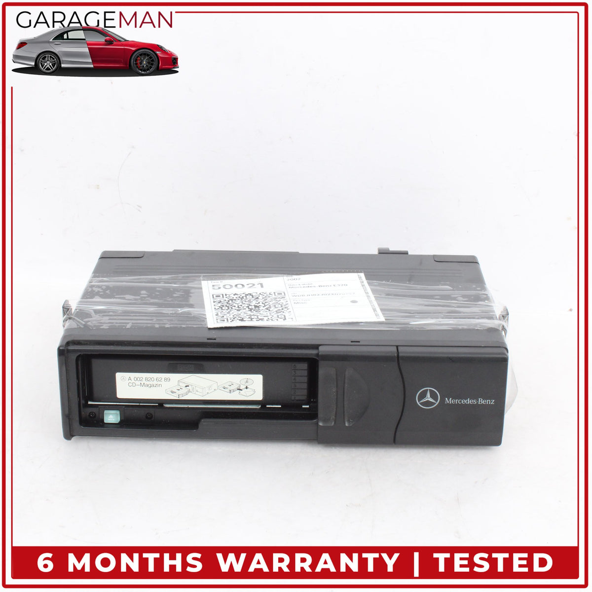 1998-2008 Mercedes W210 E320 Wagon CD Changer 6 Disk Player 2038209089 OEM