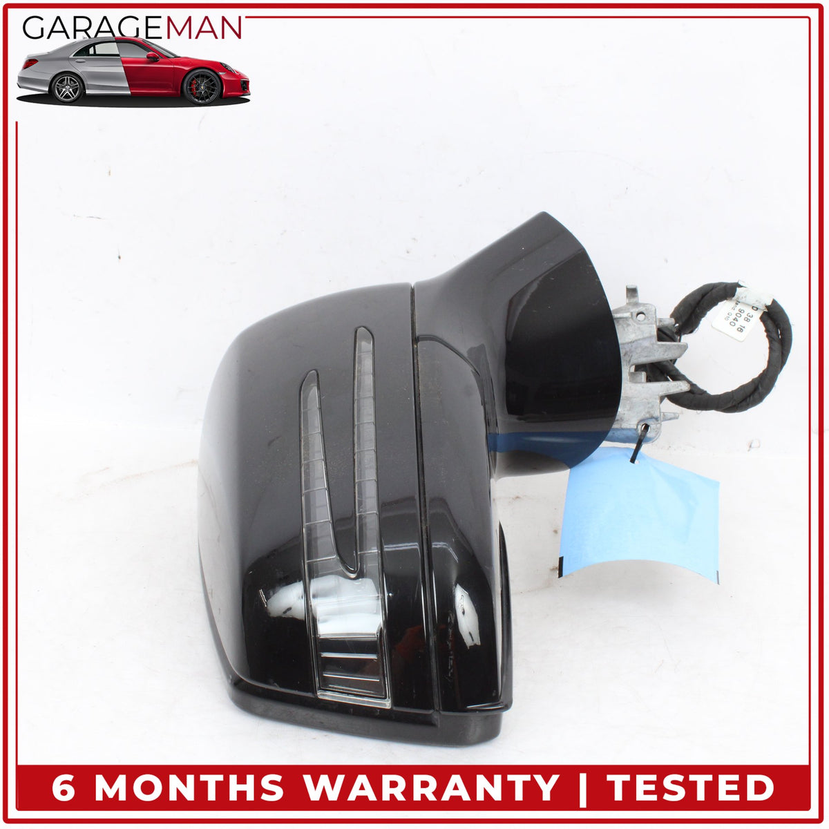 2012-2018 Mercedes W218 CLS63 AMG Right Door Rear View Mirror w/ Blind Spot OEM