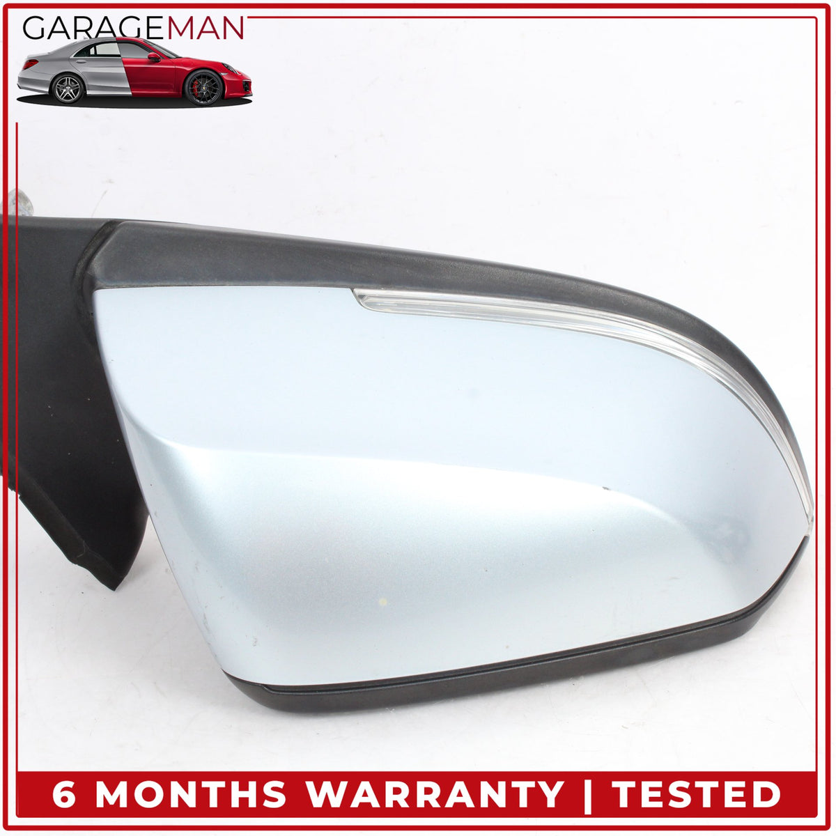 2014-2021 BMW i3 I01 Front Right Side Door Rear View Mirror Heated Silver OEM