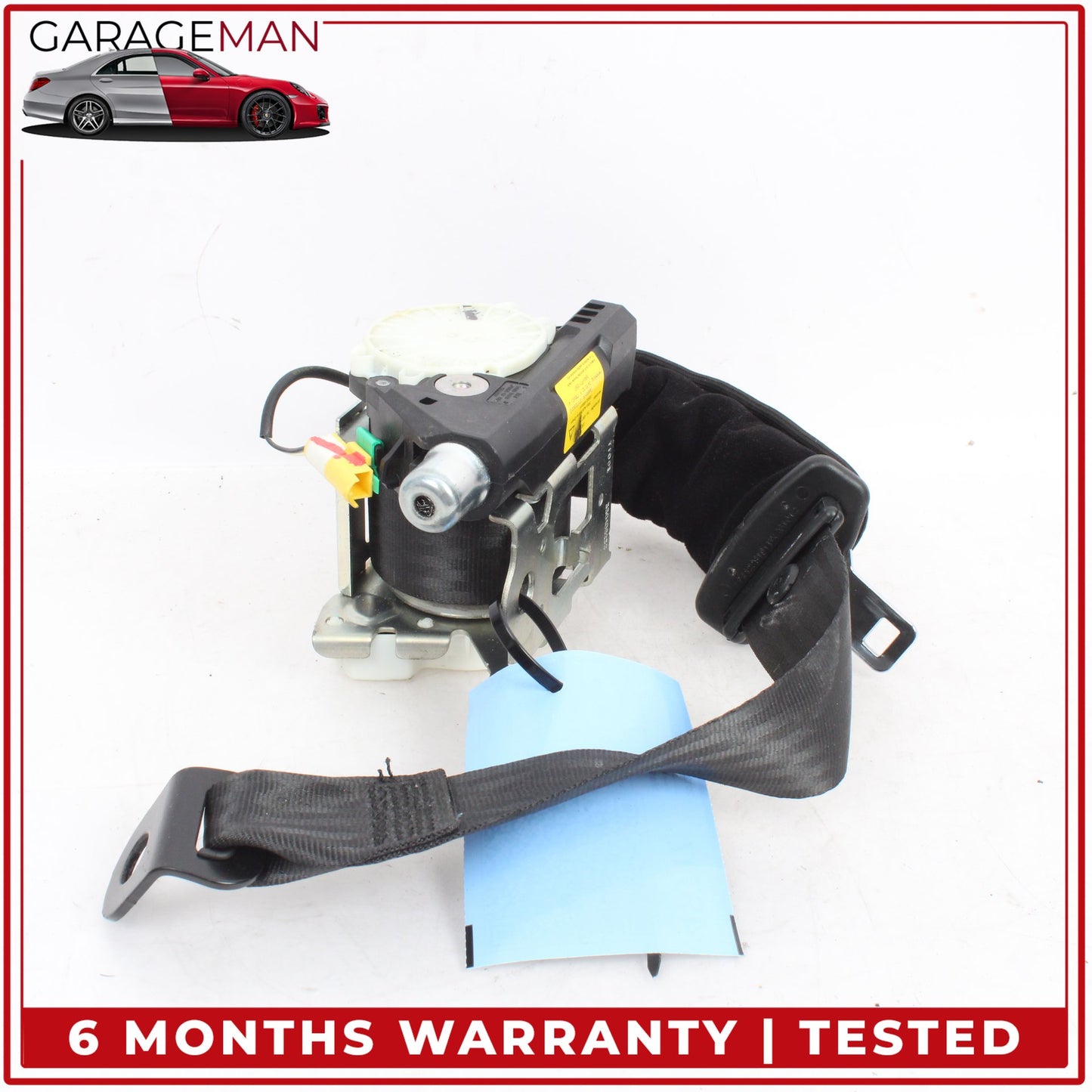 2008-2019 Maserati GranTurismo M145 Rear Left Seat Belt Black 08031189000 OEM