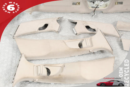 2017-2019 Mercedes W213 E400 Roof Headliner w/ Trim Set Alcantara Suede OEM