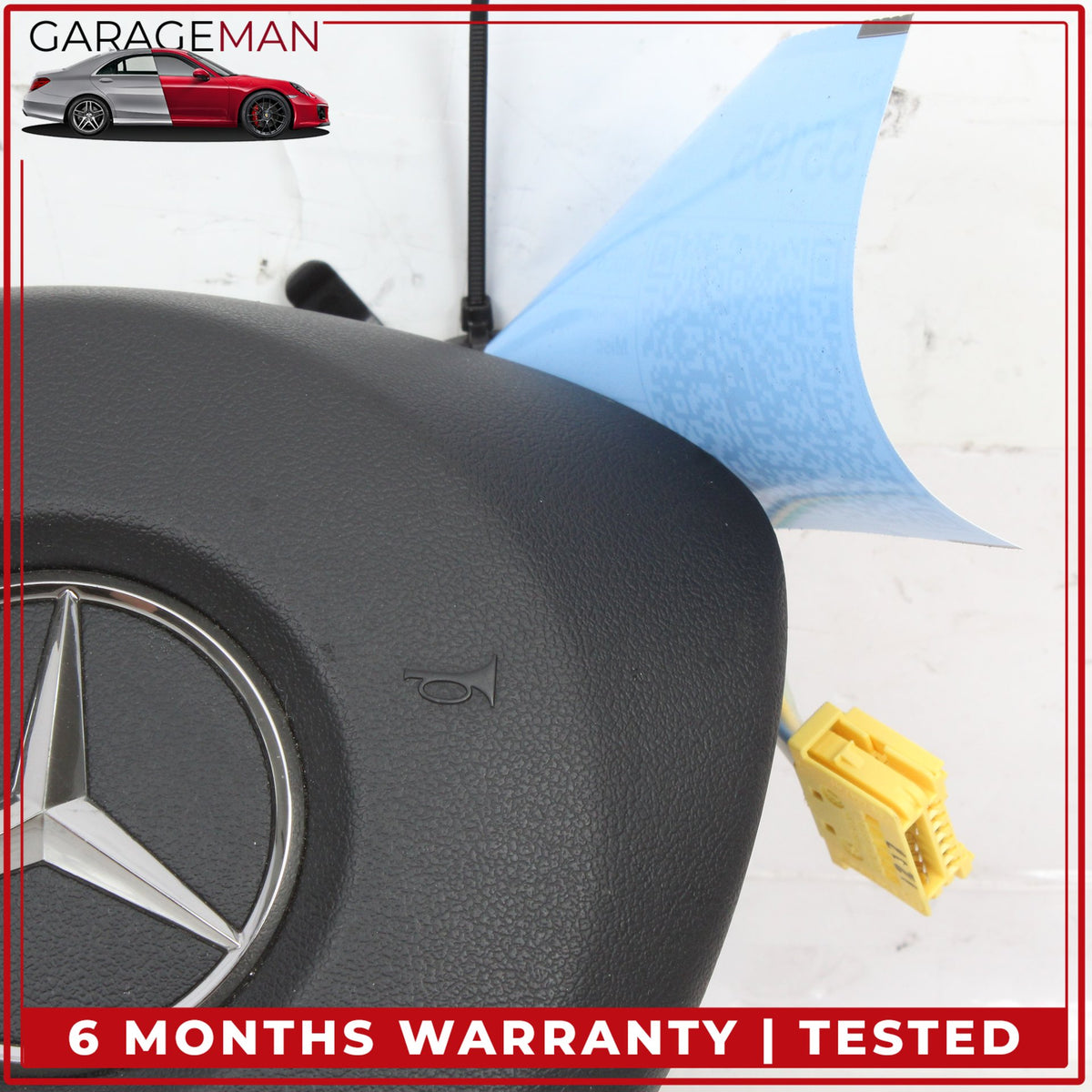 2016-2019 Mercedes X253 GLC300 Front Left Driver Side Steering Wheel Airbag OEM