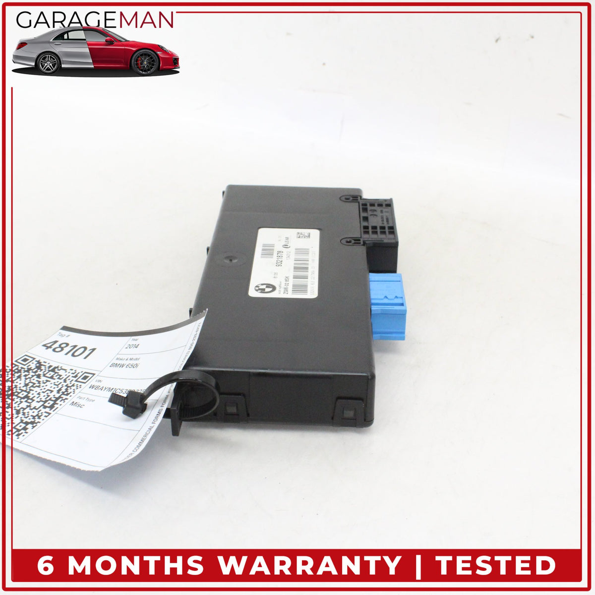 2012-2019 BMW 650i 640i M6 xDrive Central Gateway Control Module 9321878 OEM