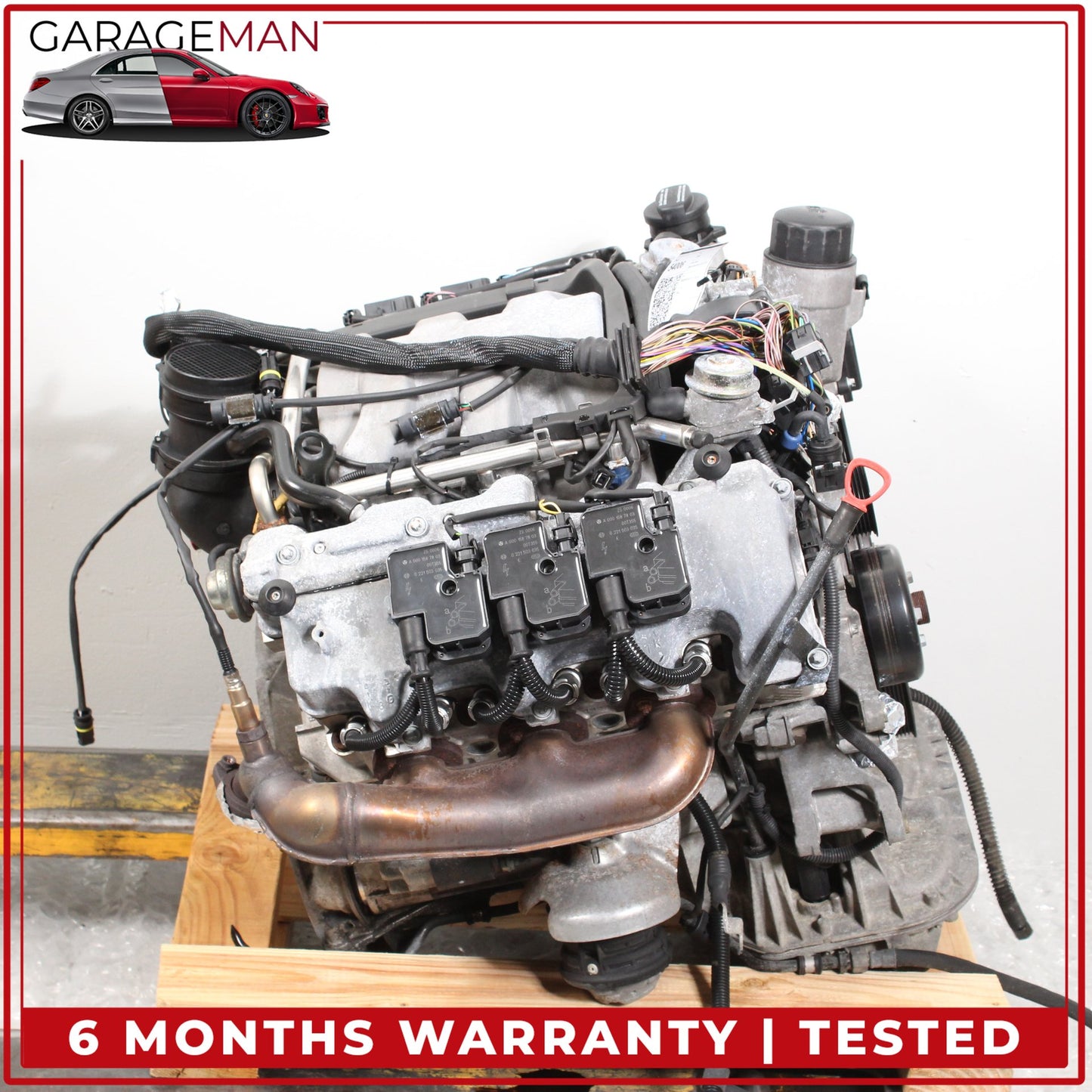 1998-2005 Mercedes R170 SLK320 RWD 3.2L V6 112947 Engine Motor Assembly OEM 178K