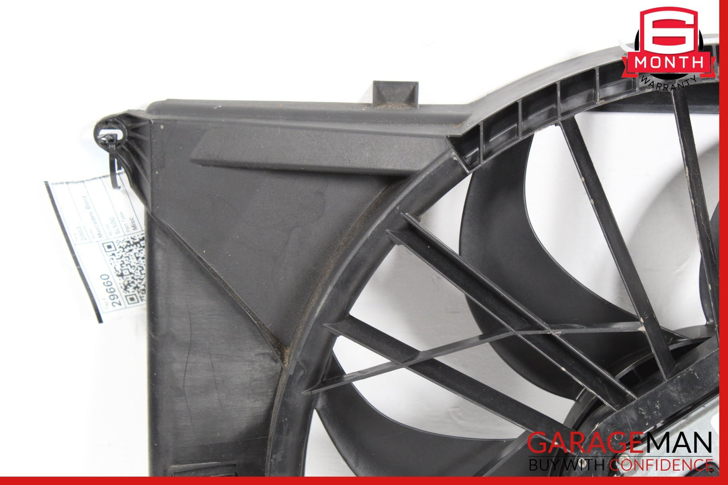 2003-2012 Mercedes R230 SL500 Engine Radiator Cooling Fan Motor Assembly OEM